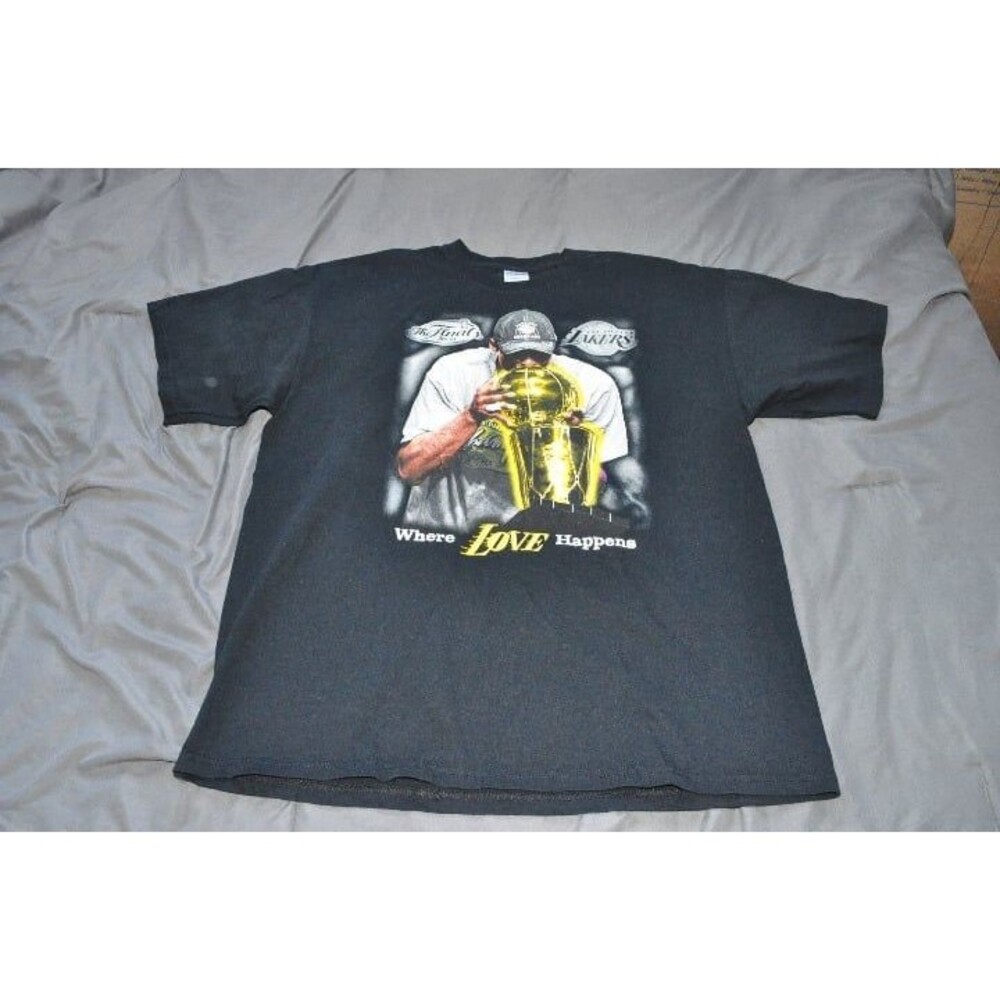 2009 Kobe Bryant LA Lakers NBA Championship Finals MVP Tshirt - XL - EXC*